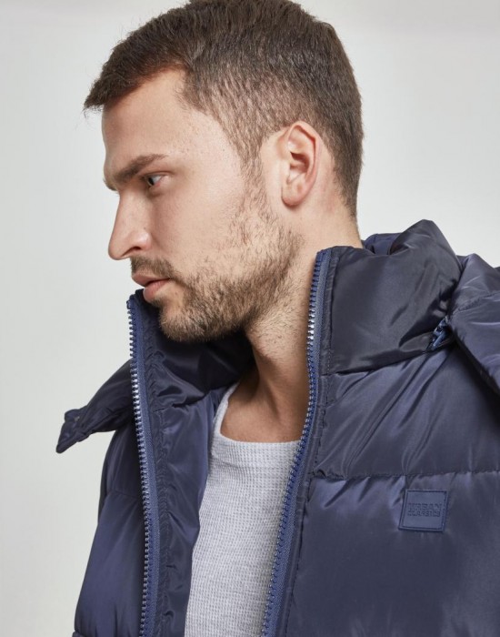 Мъжко зимно яке Urban Classics в син цвят