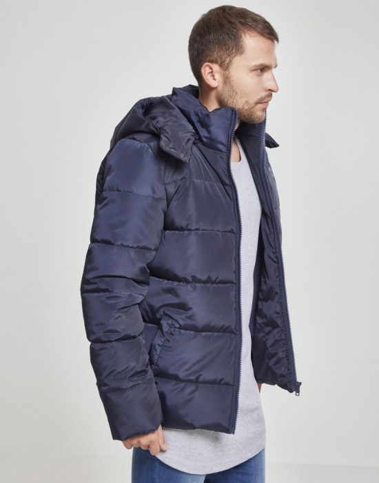 Мъжко зимно яке Urban Classics в син цвят