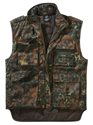 Ловна жилетка в тъмен камуфлаж Brandit Ranger Vest flecktarn