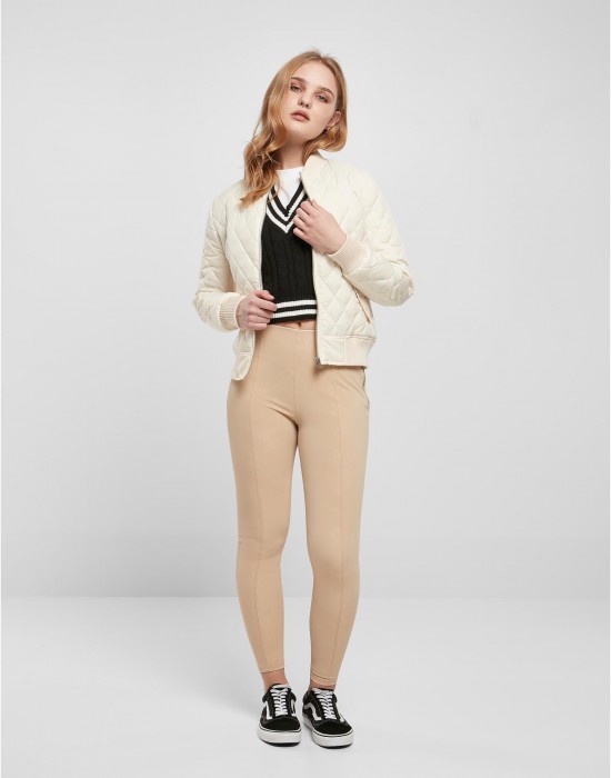 Дамско яке тип бомбър в цвят екрю Urban Classics Jacket