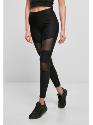 Дамски клин в черно от Urban Classics Ladies Tech Mesh Rib 