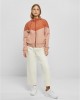 Дамска ветровка с качулка в цвят праскова Urban Classics Ladies Arrow Windbreaker