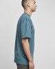 Мъжка изчистена тениска в петролно син цвят Urban Classics Tall teal 