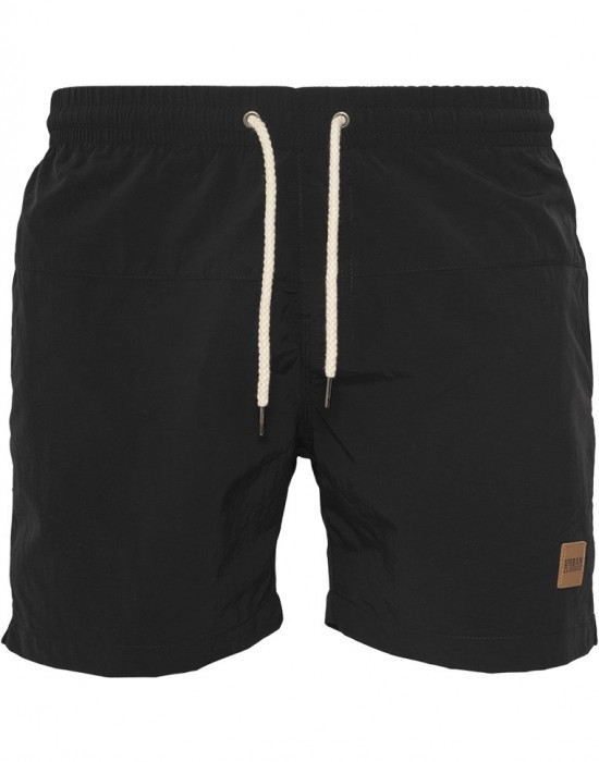 Мъжки бански в черно Urban Classics Block 