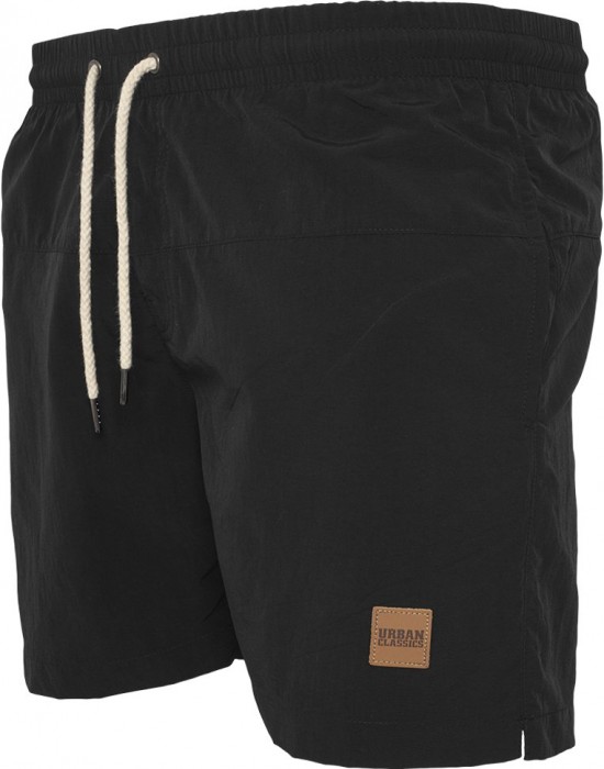 Мъжки бански в черно Urban Classics Block 