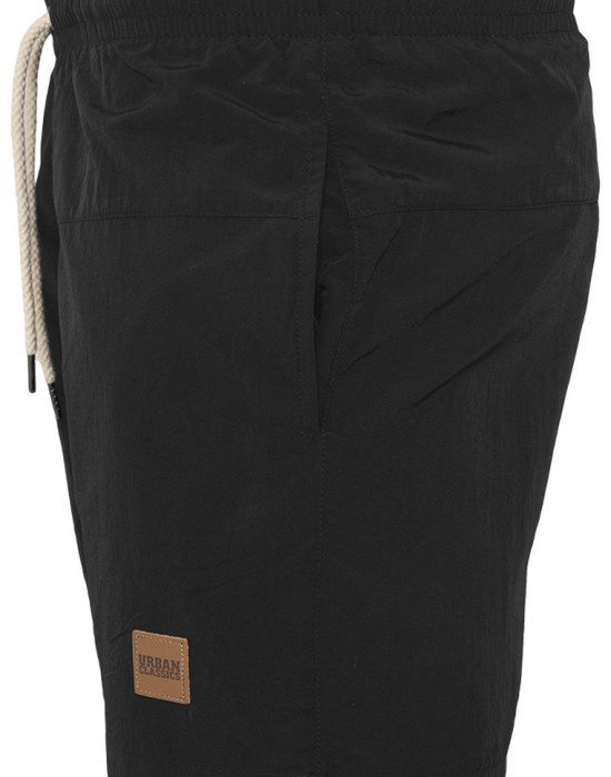 Мъжки бански в черно Urban Classics Block 
