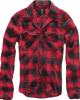 Мъжка карирана риза в червен цвят Brandit Check Shirt red/black