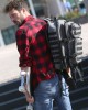 Мъжка карирана риза в червен цвят Brandit Check Shirt red/black