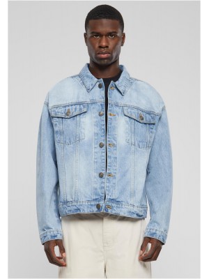 Мъжко дънково яке Urban Classics Boxy Denim light blue washed