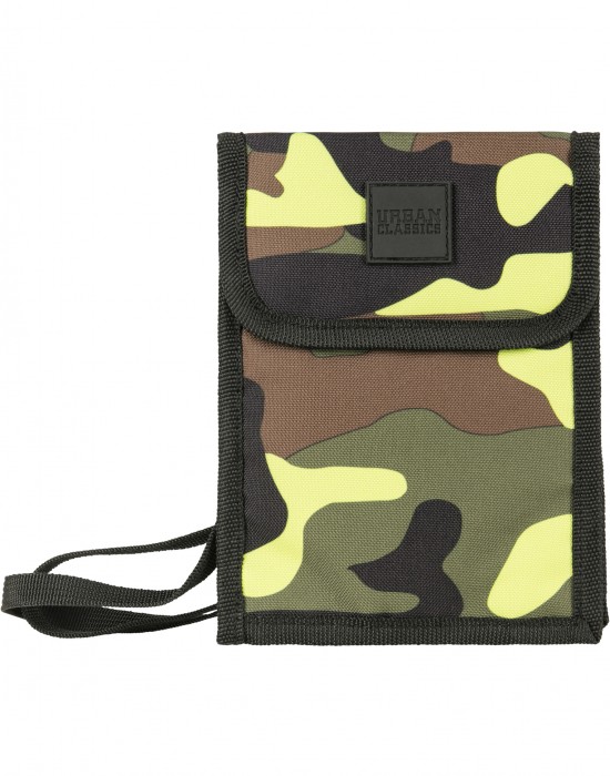 Мини чантичка - торбичка в камуфлаж Urban Classics Neck Pouch Oxford