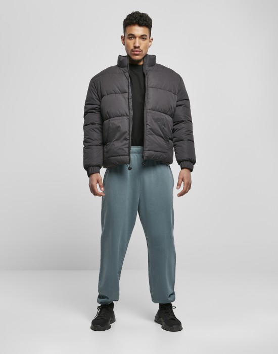 Мъжко зимно късо яке Urban Classics в черен цвят 