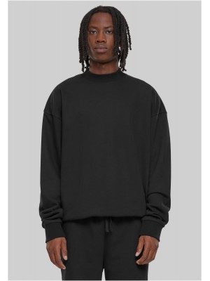 Мъжка блуза в черно Urban Classics Light Terry Crew