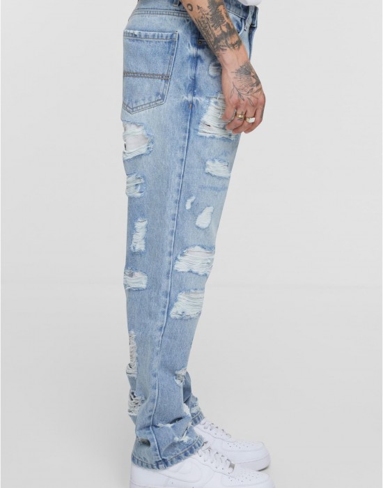 Мъжки дънки Heavy Destroyed Jeans new light blue