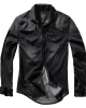 Мъжка дънкова риза в черен цвят Brandit Denim black 