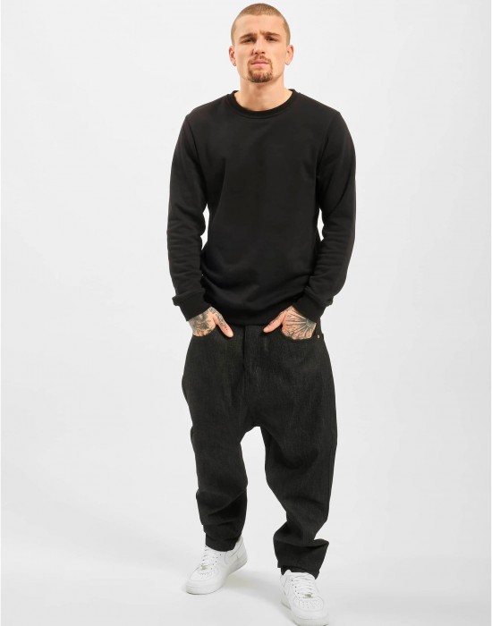 Мъжки широки дънки в черен цвят Rocawear Antifit Hammer