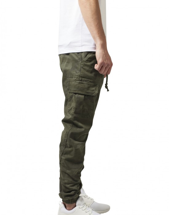 Мъжки камуфлажен карго панталон Urban Classics olive camo