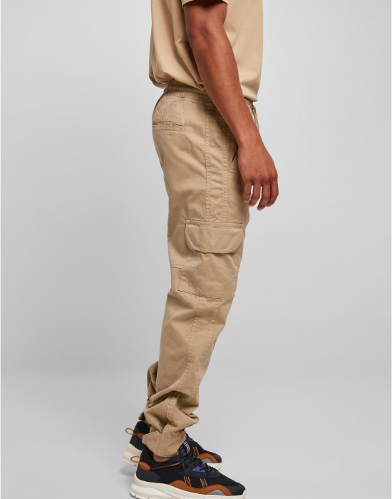 Мъжки панталон в бежов цвят Urban Classics Military Jogg 