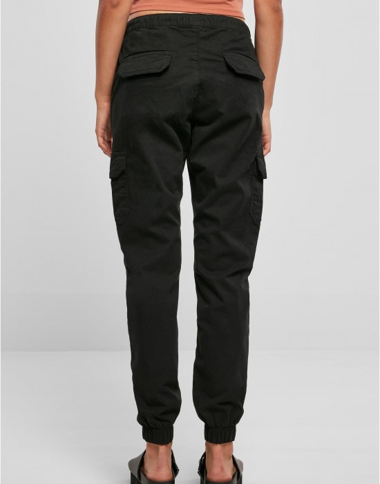 Дамски карго панталон в черен цвят Urban Classics Ladies Cargo Pants