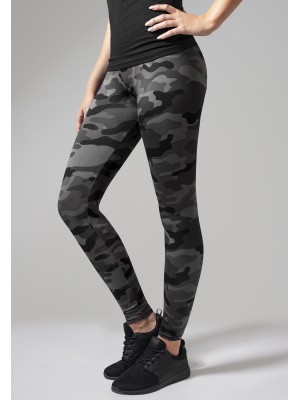 Дамски спортен камуфлажен клин Urban Classics dark camo