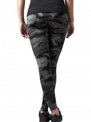 Дамски спортен камуфлажен клин Urban Classics dark camo