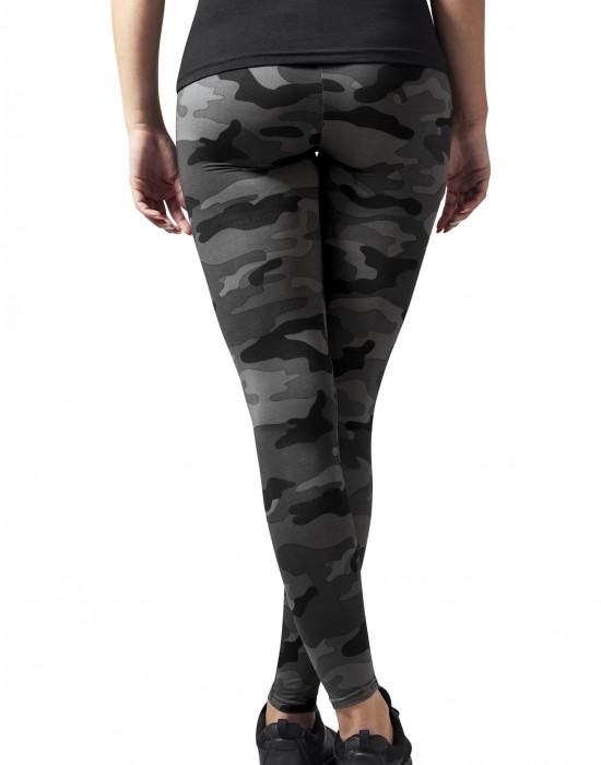 Дамски спортен камуфлажен клин Urban Classics dark camo