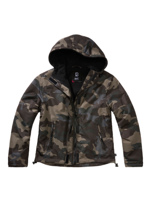 Дамско яке в тъмен камуфлаж Darkcamo