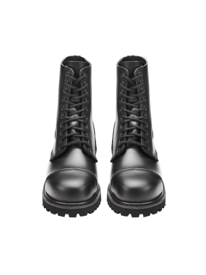 Черни кубинки естествена кожа Brandit Phantom 10 Eyelet