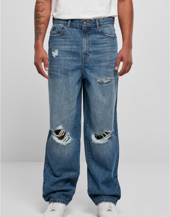 Мъжки широки дънки в син цвят Urban Classics 90s Jeans