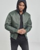 Мъжко яке тип бомбър Urban Classics olive в цвят маслина