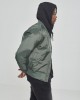 Мъжко яке тип бомбър Urban Classics olive в цвят маслина