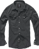 Мъжка риза в черен цвят Brandit Slim Fit black