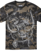 Тениска в цвят тъмен камуфлаж Motorhead Warpig Print