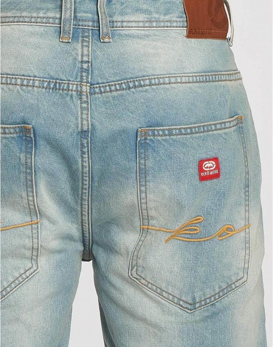 Ecko Unltd. Hang Loose Fit Jeans light blue denim W52 L34