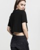 Дамска къса и широка тениска в черно Oversized Urban Classics