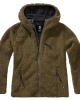 Дамско масленозелено пухкаво яке Brandit Teddyfleecejacket