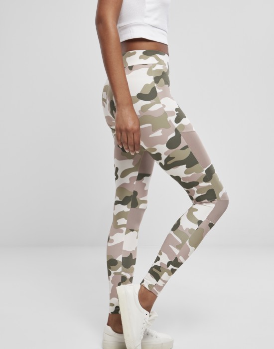 ДАМСКИ СПОРТЕН КЛИН В КАМУФЛАЖ URBAN CLASSICS duskrose camo