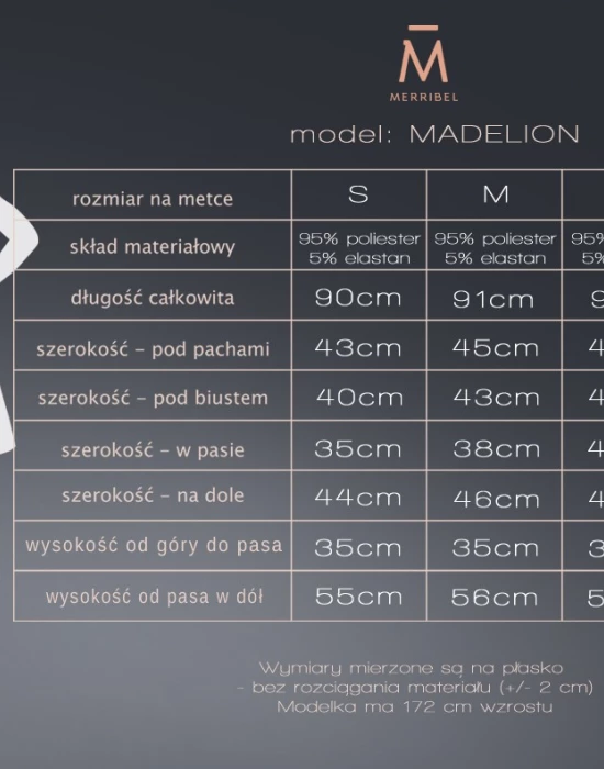 Къса рокля в тъмносин цвят Madelion, Merribel, Рокли - Complex.bg