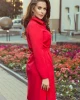 Елегантна червена рокля 284-1, Numoco, Рокли - Complex.bg