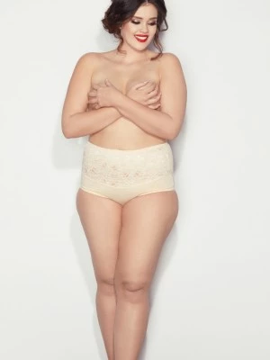 Моделиращи макси бикини в бежов цвят Ala 6XL-9XL