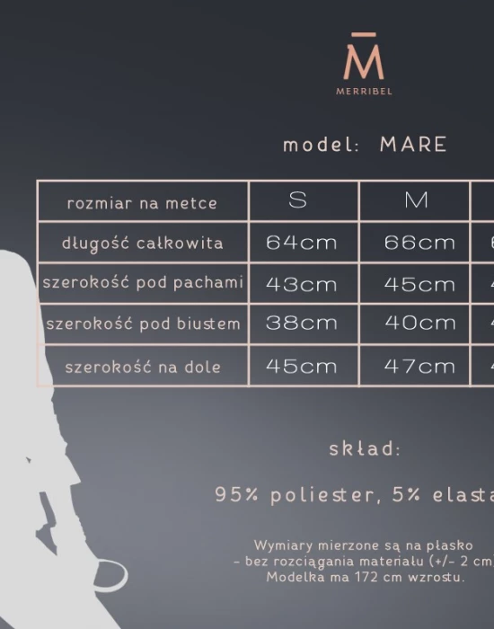 Дамска блуза с къс ръкав в сиво Mare, Merribel, Блузи - Complex.bg