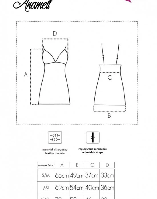 Сатенена нощница в цвят тюркоаз Anamell, LivCo Corsetti Fashion, Нощници - Complex.bg
