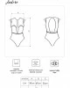 Дамско боди в цвят пудра Jadore, LivCo Corsetti Fashion, Секси Бодита - Complex.bg