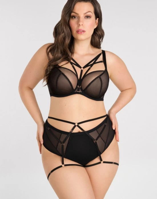 Секси сутиен в черен цвят K824 BIG JUST BLACK, Gorsenia, Сутиени - Complex.bg