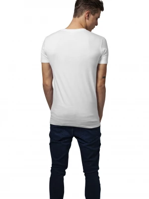 Мъжка тениска с V-образно деколте Urban Classics White