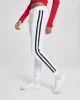 Дамско долнище Urban Classics white/black/white в бял цвят, Urban Classics, Долнища - Complex.bg