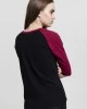 Дамска блуза Urban Classics blk/burgundy с 3/4 ръкави, Urban Classics, Блузи - Complex.bg