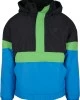Мъжко яке в черно и синьо от Urban Classics Neon Mix Pull Over Jacket, Urban Classics, Якета - Complex.bg