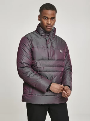 Мъжко зимно яке Urban Classics Shimmering Pull Over в сребрист цвят