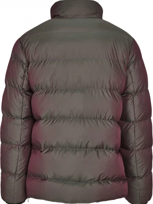 Мъжко зимно яке Urban Classics Shimmering Pull Over в сребрист цвят