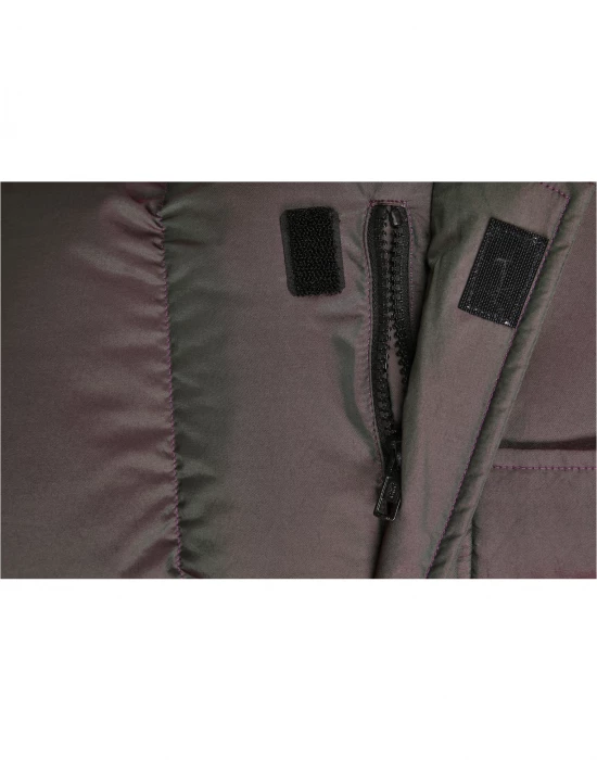 Мъжко зимно яке Urban Classics Shimmering Pull Over в сребрист цвят, Urban Classics, Якета - Complex.bg